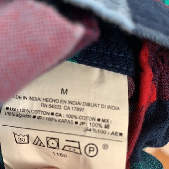 🆕 OLD NAVY SLIM FIT COUPE PLAID LONG SLEEVE MEN SIZE M - Picture 7 of 7